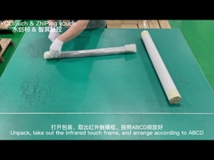 43 بوصة 20 نقطة متعددة الأشعة تحت الحمراء مجموعة تراكب إطار الشاشات التي تعمل باللمس للشاشة YCLTOUCH