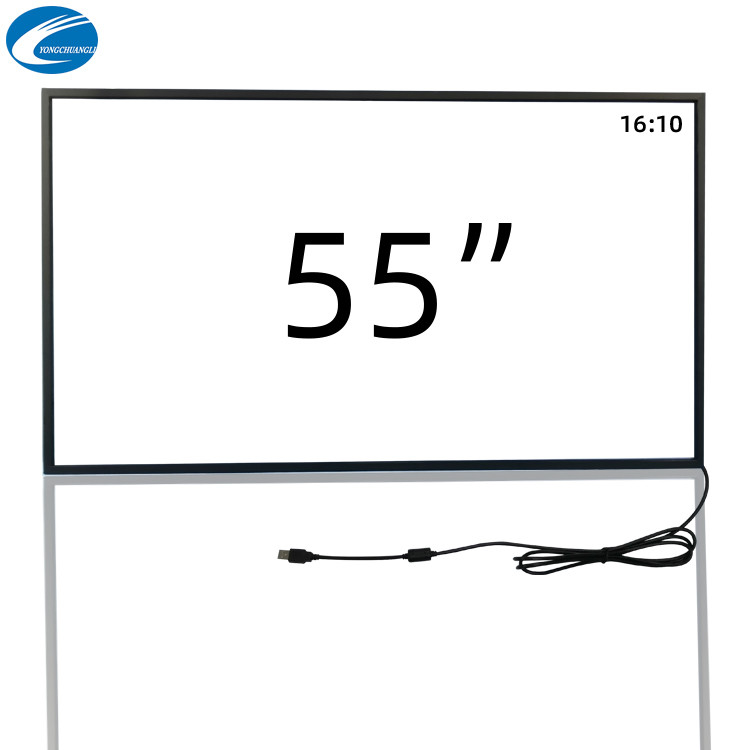 55 Inch IR Touch Screen Frame Overlay  20.7mm Width 10mm Thickness