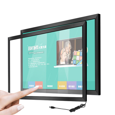 20 نقطة YCLTOUCH 65 بوصة إطار متعدد اللمس IR بحجم مخصص