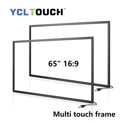 65 بوصة شاشة Ir Multi Touch Frame حسب الطلب الحجم YCLTOUCH